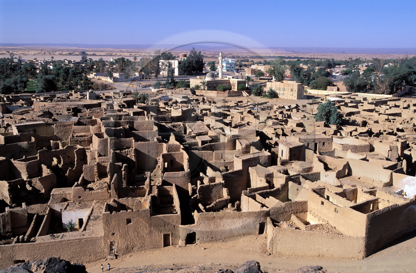 Libye, région du désert, Le Fezzan (Sahara), vieille ville (touareg) de Ghat