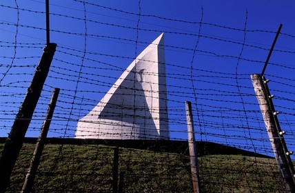 France, Bas-Rhin (67), camp de concentration du Struthof-Natzwiller, le mémorial de la déportation