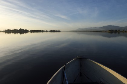 France, Haute-Corse (2B), l'étang de Biguglia (stagnu di Chjurlinu), réserve naturelle de Corse (RNC)