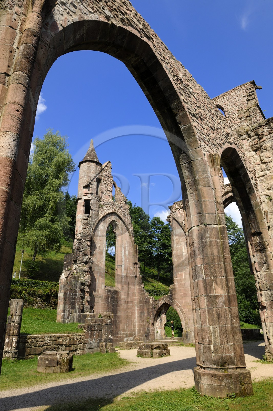 Allemagne, Forêt Noire, Schwartzwald, Bade-Würtemberg, les ruines du couvent Allerheiligen (Tous les saints)