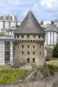 France, Finistère, Brest, Recouvrance district,  the Motte-Tanguy Tower