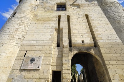 France, Indre et Loire, Loches, the castle Royal gate