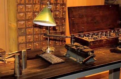 France, Jura (39), Morez, musée de la lunette