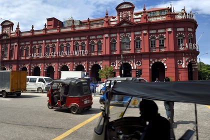 Sri Lanka, province de l'ouest, district de Colombo, Colombo, quartier du Fort, bâtiment historique des grands magasins Cargill & Millers datant de l'époque coloniale