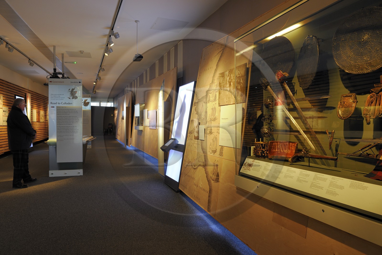 Royaume-Uni, Ecosse, région des Highlands, Inverness, centre des visiteurs du champ de bataille de Culloden