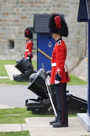 Canada, Province de Québec, la ville de Québec, la Citadelle, soldat montant la garde