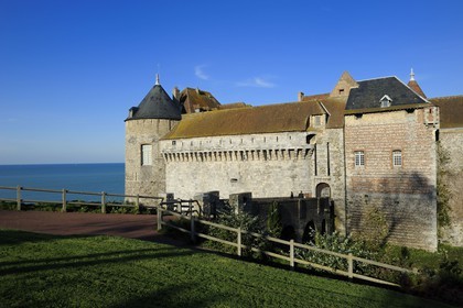 France, Seine-Maritime, Dieppe, the Castle-museum dominates the city