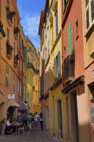 Principality of Monaco, Monaco, the old town on the Rock, rue Basse