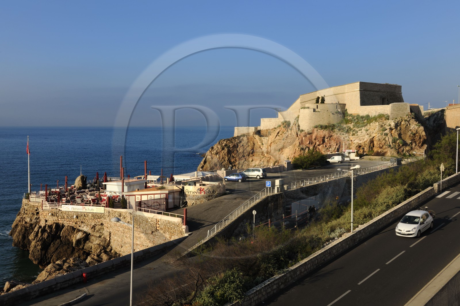 France, Hérault (34), Sète, théâtre de la Mer Jean Vilar et AmeriKclub