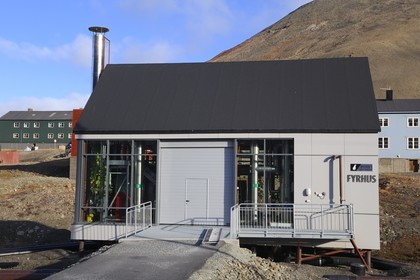 Norway, Svalbard (Spitzbergen), Longyearbyen, central heating