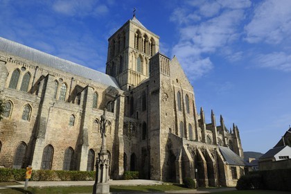 France, Seine-Maritime (76), Pays de Caux, Côte d'Albâtre, Fécamp, abbatiale de la Sainte-Trinité