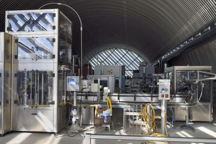 France, Bouches du Rhone,  Le Puy Sainte Reparade, Chateau La Coste vineyard and contemporary art center, AOP Côteaux d'Aix, Winemaking Cellars by Jean Nouvel (Compulsory Mention)