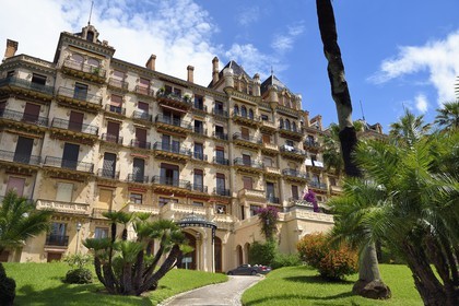 France, Alpes-Maritimes, Cannes, Vallombrosa castle, hotel transformed into a condominium