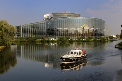 France, Bas-Rhin (67), Strasbourg, le parlement européen
