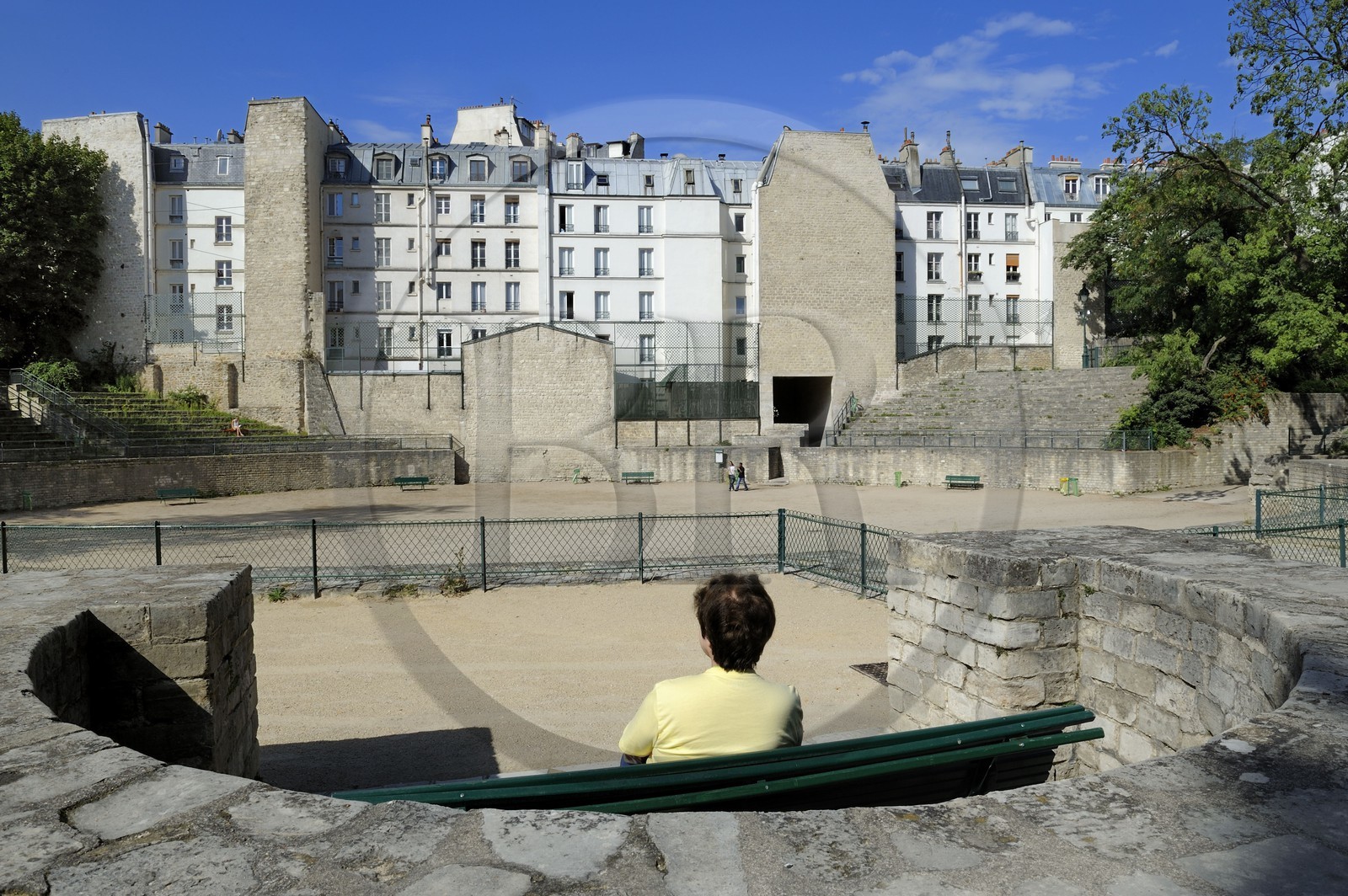 France, Paris (75), quartier Latin, les arènes de Lutèce