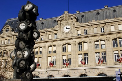 France, Paris (75), la gare Saint-Lazare