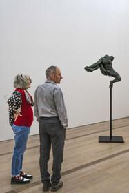 Switzerland, Basel, Riehen, Beyeler Foundation, Iris, messenger of the gods (flying figure) (1890-1891) sculpture by Auguste Rodin