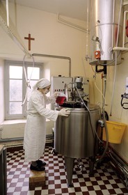 France, Allier, Abbey of Saint Vincent de Chantelle, monastic products