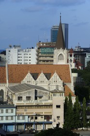 Tanzania, Dar es-Salaam, St Joseph cathedral on the waterfront