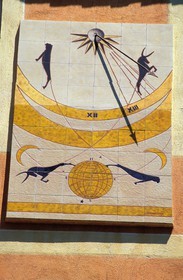 France, Alpes Maritimes, a sundial