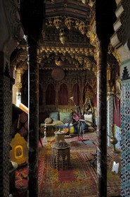 France, Charente-Maritime (17), Rochefort, maison de Pierre Loti, le salon turc