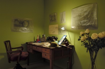 France, Loir-et-Cher (41), château de Cheverny, Exposition permanente de Tintin et les secrets de Moulinsart