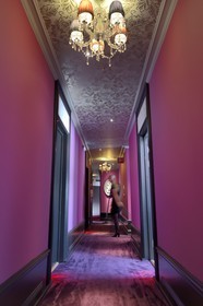 Suède, Västra Götaland, Göteborg (Gothenburg), Dorsia Hotel, corridor