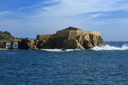 France, Var, Hyères, Port Cros National Park, Hyeres, Giens Peninsula, Fondue tower