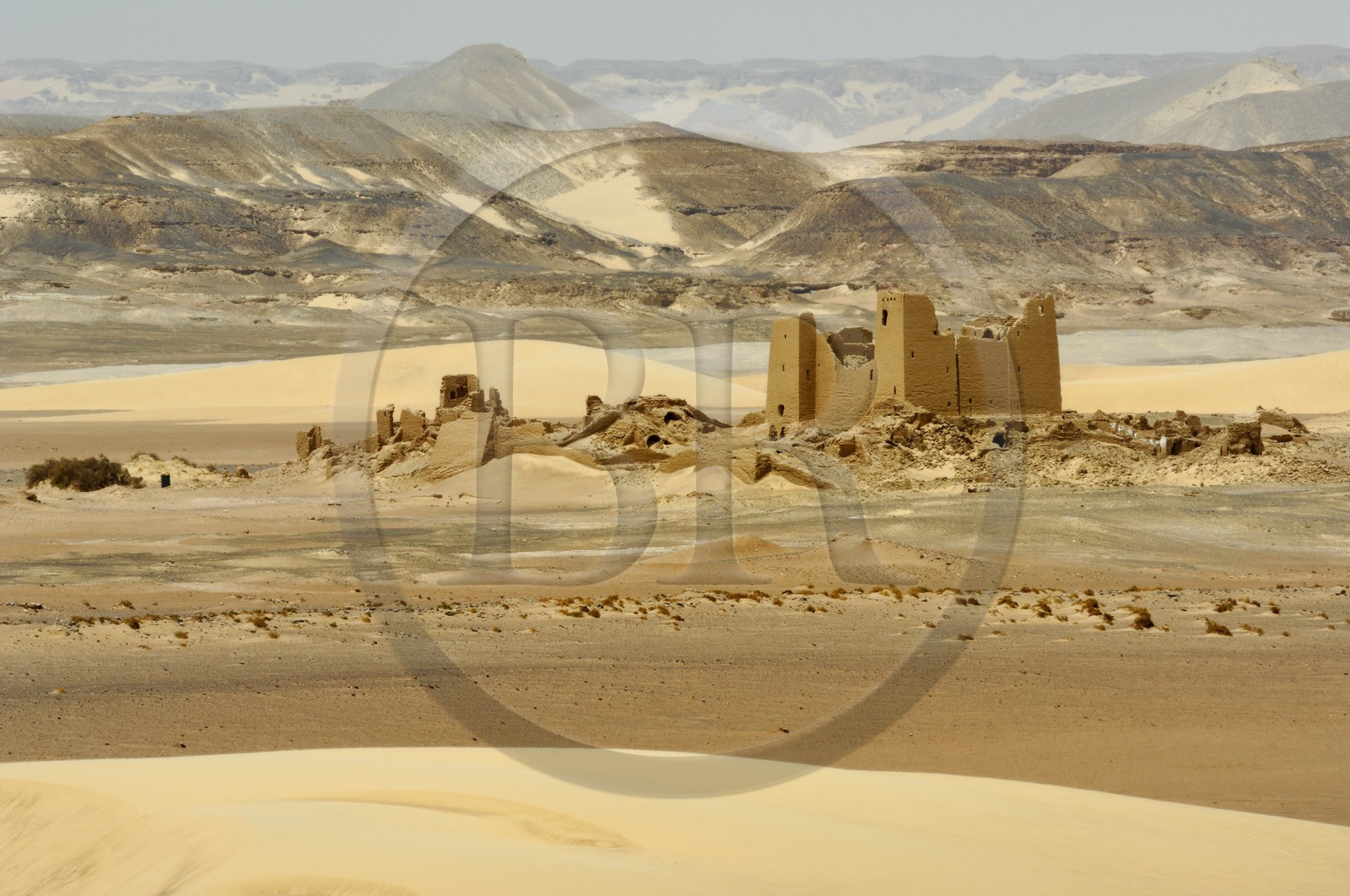 Egypt, Upper Egypt, Libyan Desert, Umm el Dabadib Fortress North East of Kharga