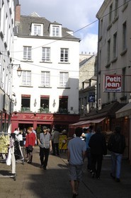 France, Manche, Cherbourg, rue du commerce