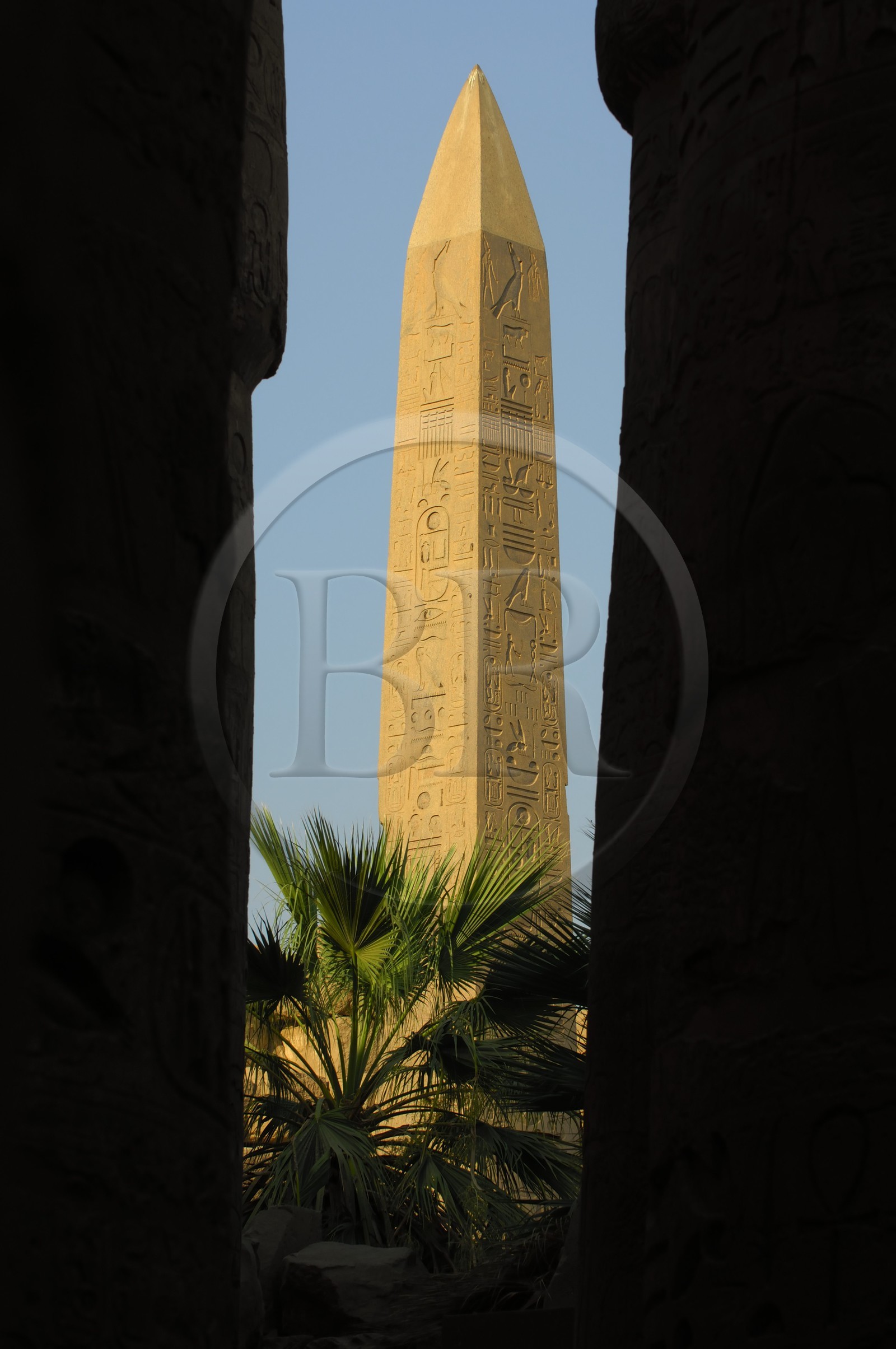 Egypte, Haute Egypte, vallée du Nil, Louxor, Karnak, classé Patrimoine Mondial de l'UNESCO, Obélisque de Thoutmosis I