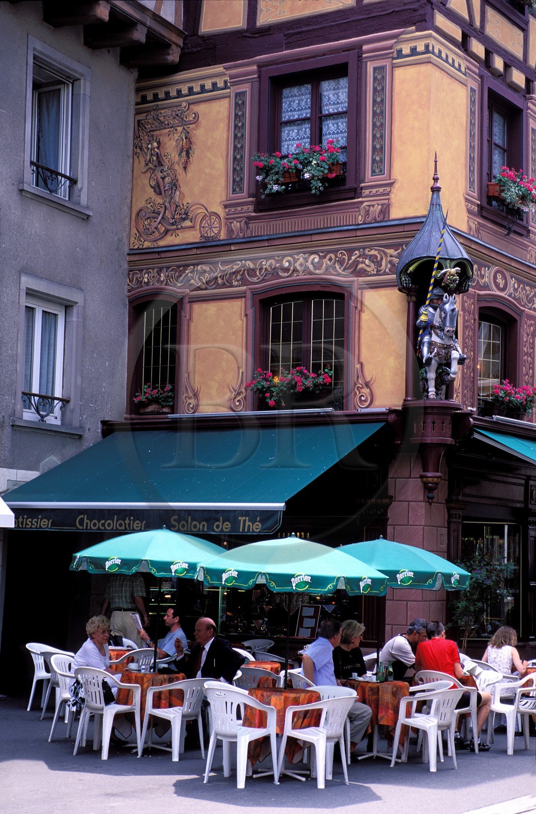 France, Bas-Rhin (67), Sélestat, pâtisserie-salon de thé rue des Chevaliers
