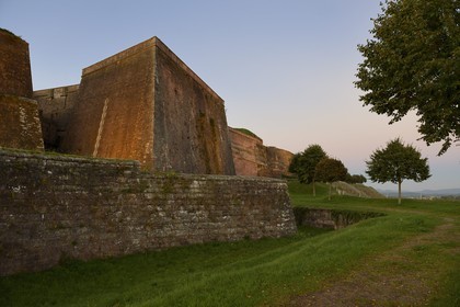 France, Moselle, parc regional des Vosges du nord (Northern Vosges Regional Natural Park), Bitche, citadel fortified by Vauban