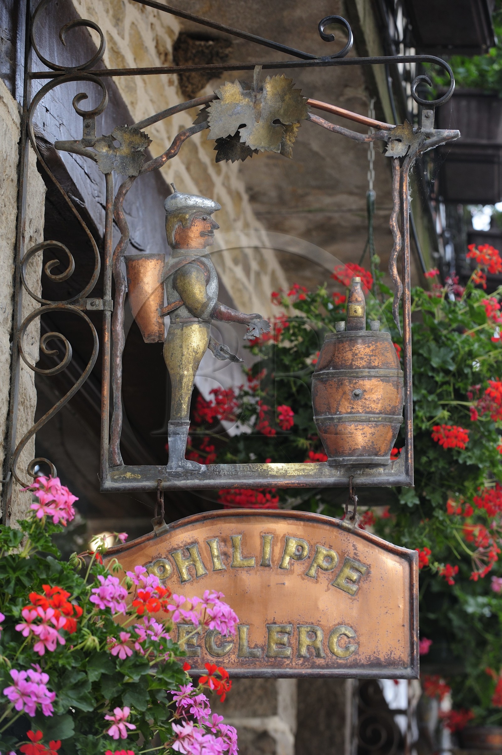 France, Côte d'Or (21), Gevrey-Chambertin, négociant en vin