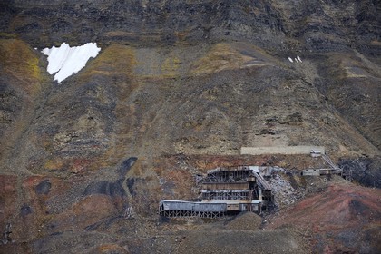 Norway, Svalbard (Spitzbergen), Longyearbyen, former coal mine