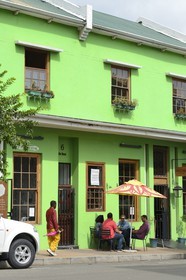 Afrique du Sud, province de Gauteng, Johannesburg, Braamfontein, restaurant dans De Beer street