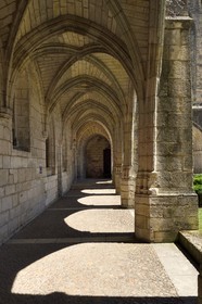 France, Dordogne, Brantome, former cloister of Saint Pierre benedictine abbey