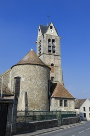 France, Seine et Marne, village of Maincy adjacent to the castle of Vaux-le-Vicomte, Saint Etienne church