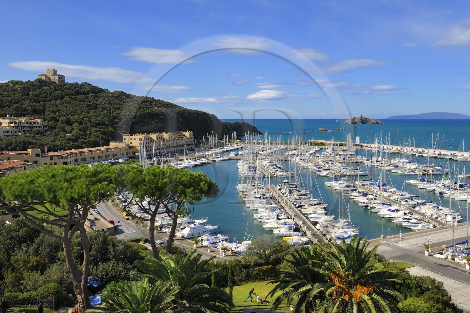 Italie, Toscane, marina de Punta Ala