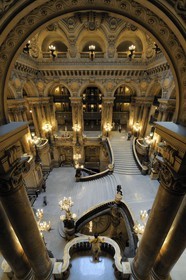 France, Paris (75), l'Opéra Garnier, le Grand Escalier