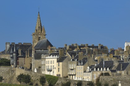 France, Manche (50), Granville, la Haute Ville, église Notre-Dame de Cap-Lihou