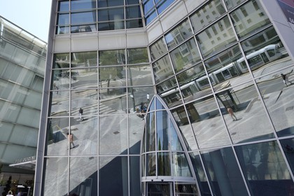 France, Rhone, Lyon, la Part-Dieu district, Tour Oxygene skyscraper