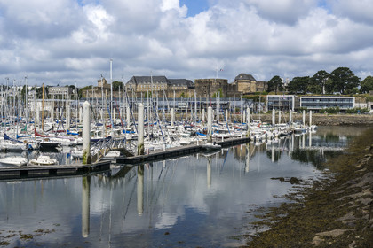 France, Finistère (29), Brest, la Marina du Château