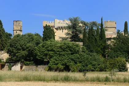 France, Gard (30), région du Pays d'Uzège, château de Montaren et Saint-Médiers