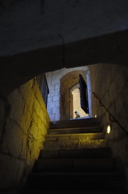 France, Indre et Loire, Loches, underground of the castle