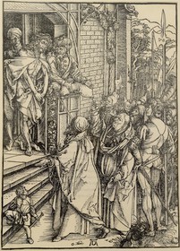 France, Marne, Reims, Hotel le Vergeur museum, Albrecht Durer's engraving of a series on the Passion of Christ