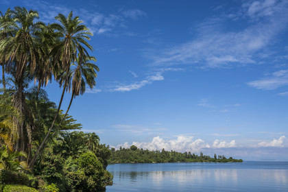 Rwanda, Province de l’Ouest, Karongi (anciennement nommée Kibuye), rives du lac Kivu