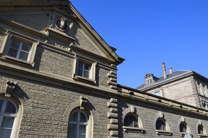 France, Bas Rhin, Strasbourg, Neustadt district dating from the german period, rue du Général Frère, the former imperial stables (1885) Annex to the Palais du Rhin