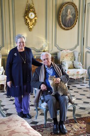 France, Seine-Maritime (76), Pays de Caux, Ermenouville, chateau de Mesnil-Geoffroy propriété de la princesse et du prince Kayali