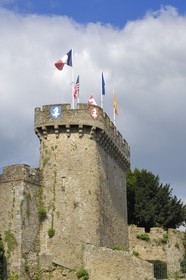 France, Manche (50), Avranches, le château et le donjon